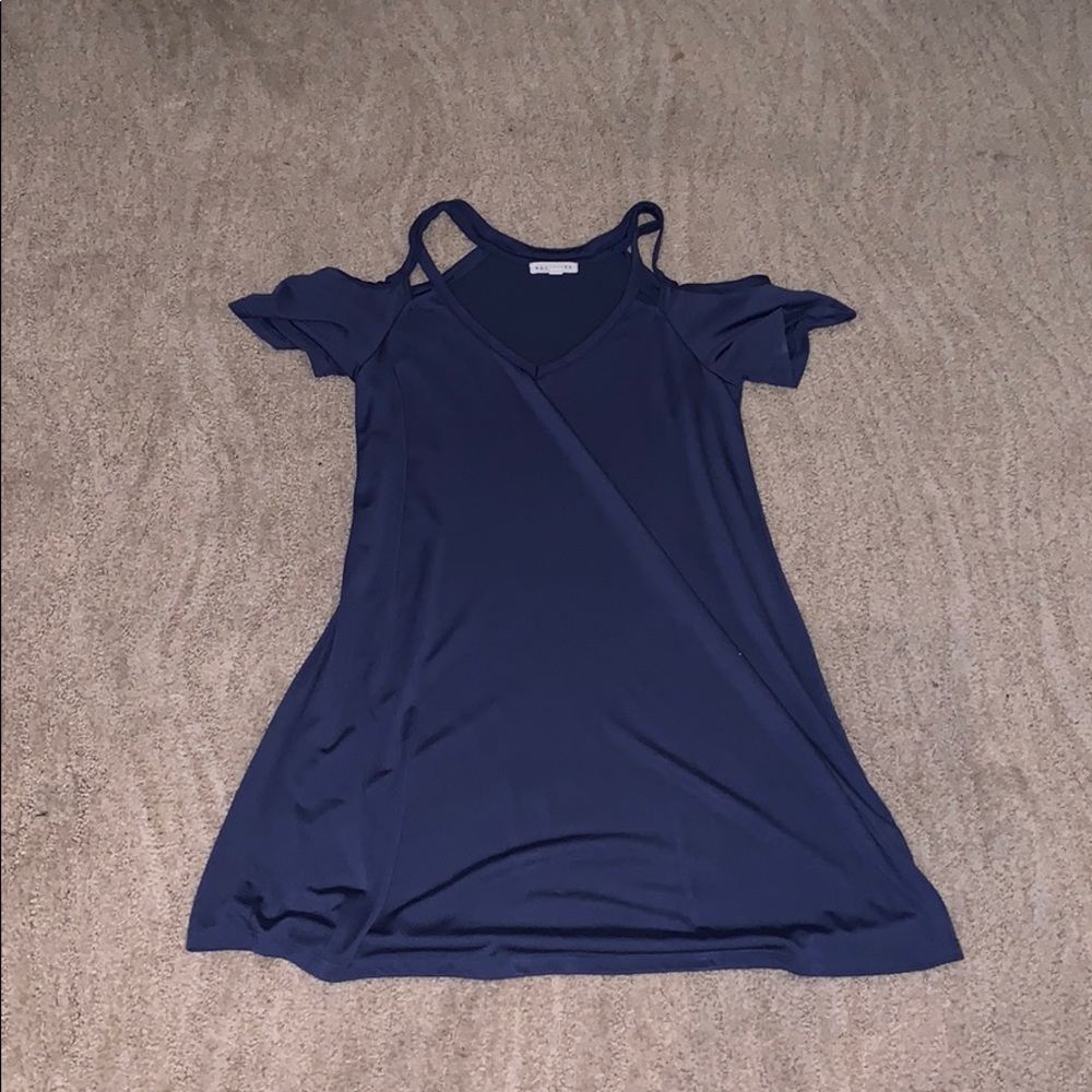 off the shoulder casual dress